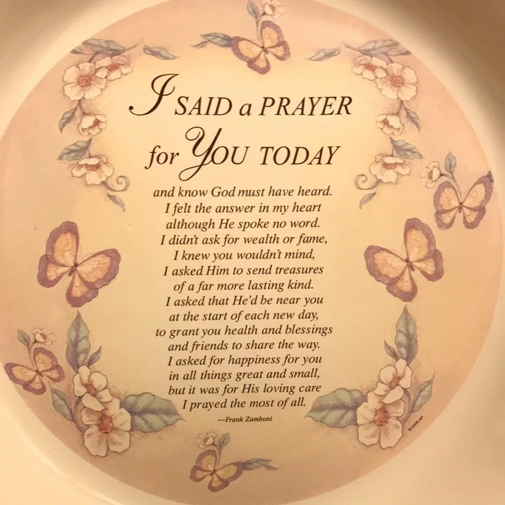 New~ Vintage ABBEY PRESS 2008 Collectible Ceramic Pie Plate